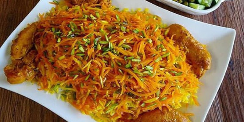 طرز تهیه شیرین پلو